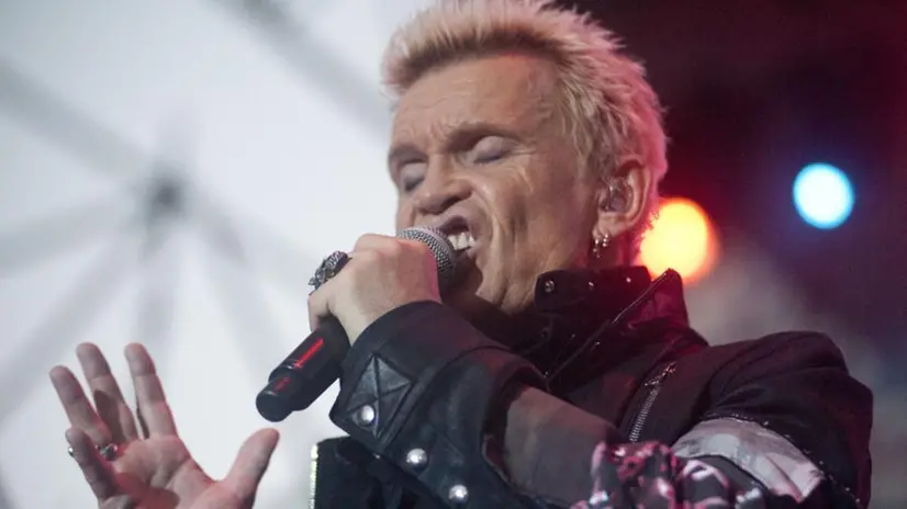 Il concerto di Billy Idol in piazza Loggia