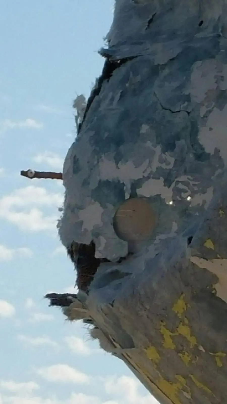 I danni della grandinata