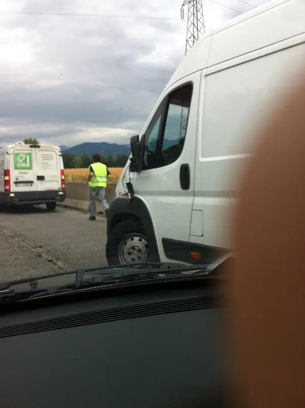 Camper contromano sulla Sp 510