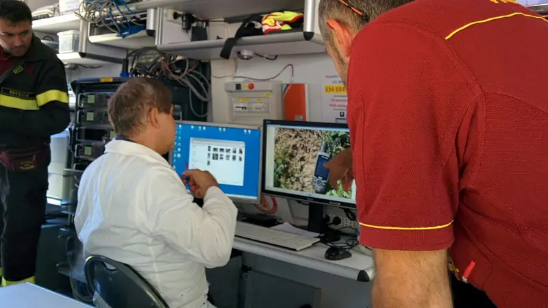 L'analisi delle impronte rinvenute in Torbiera