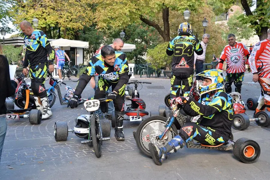 Drift trike in azione