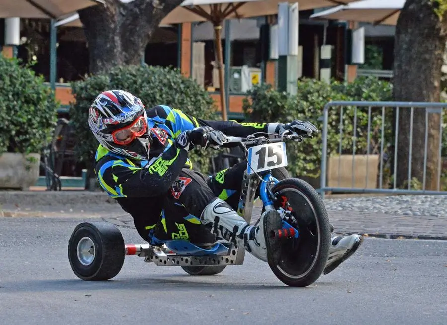 Drift trike in azione