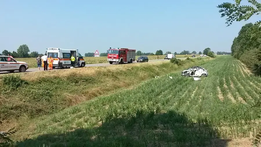 L'incidente mortale a Castelletto di Sopra