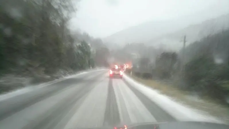 Neve sulle Coste di Sant'Eusebio (ph. www.vallesabbianews.it)