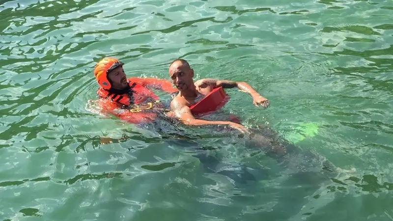 Vigili del Fuoco sul lago di Garda