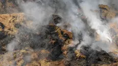 Incendio a Villagana di Villachiara