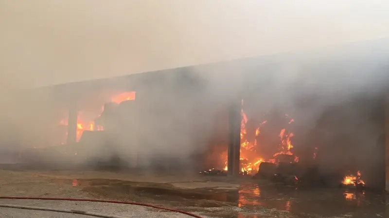 Incendio a Villagana