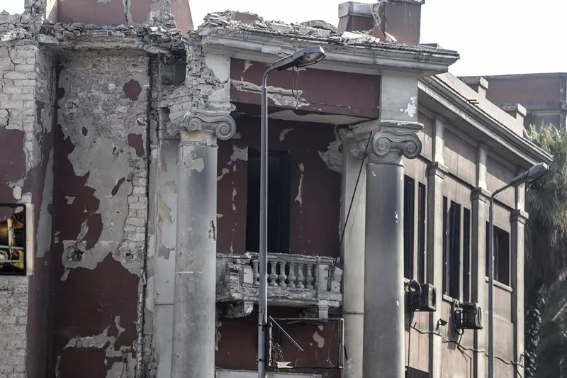 Il Consolato italiano dopo l'esplosione