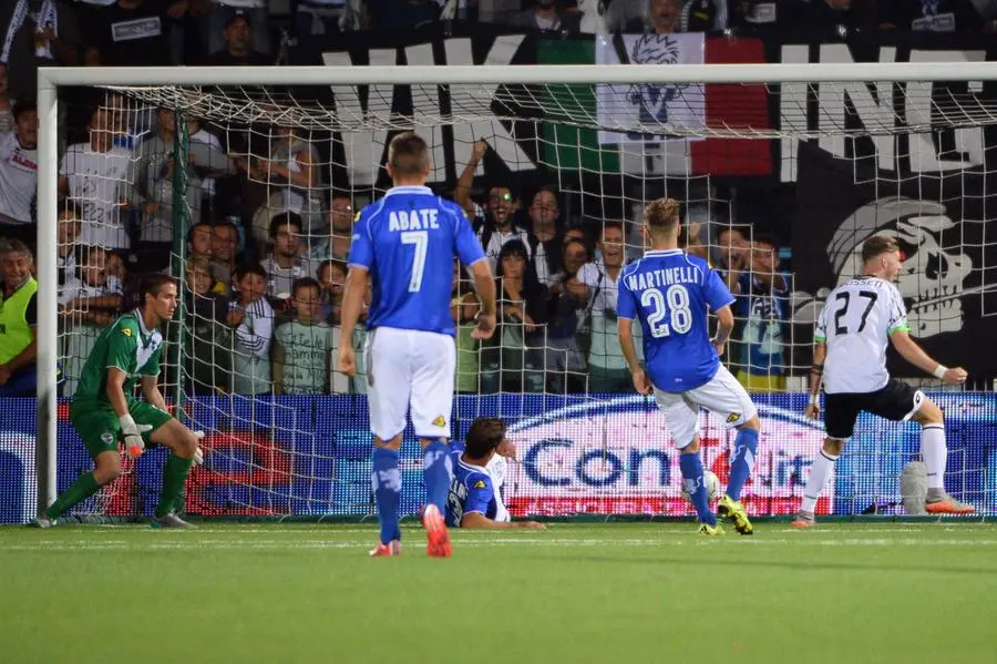 Il Brescia sconfitto a Cesena nell'esordio in serie B