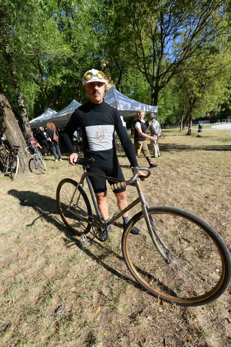 Il cicloraduno vintage a Campo Marte