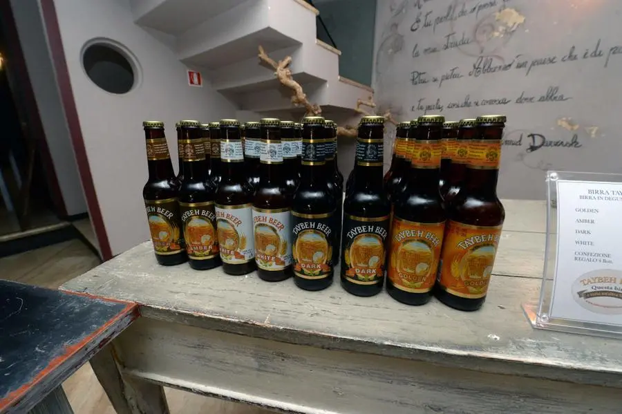 La presentazione della Taybeh Beer