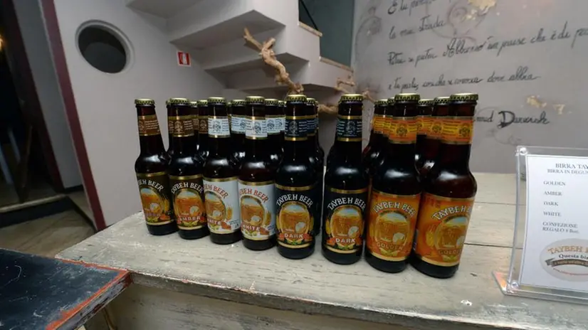 La presentazione della Taybeh Beer