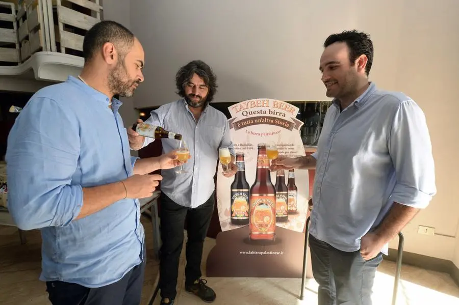 La presentazione della Taybeh Beer