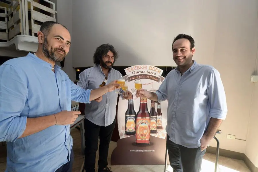 La presentazione della Taybeh Beer