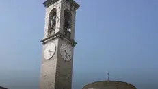 La torre dell'orologio di San Zenone