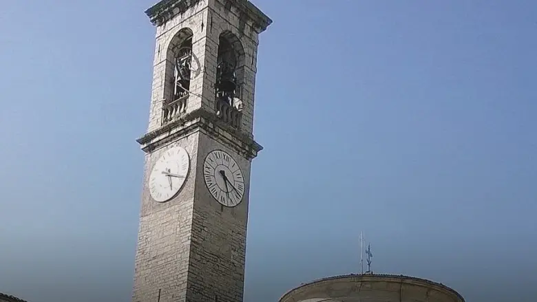 La torre dell'orologio di San Zenone