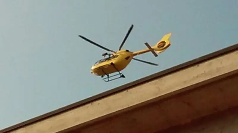 Eliambulanza a Desenzano