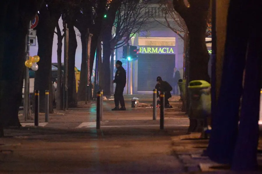 Allarme bomba in via Milano
