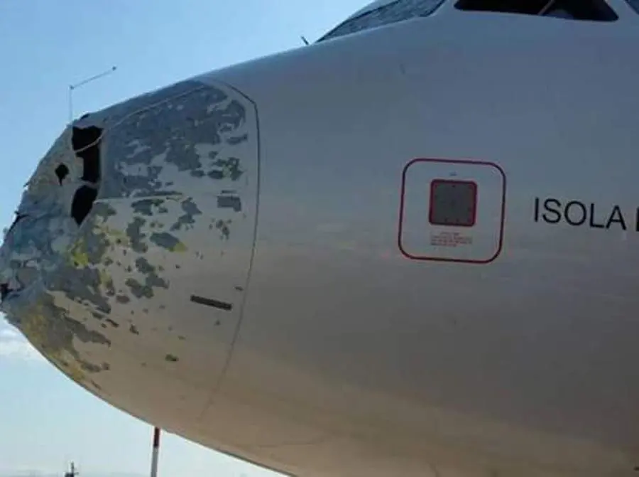 I danni della grandinata