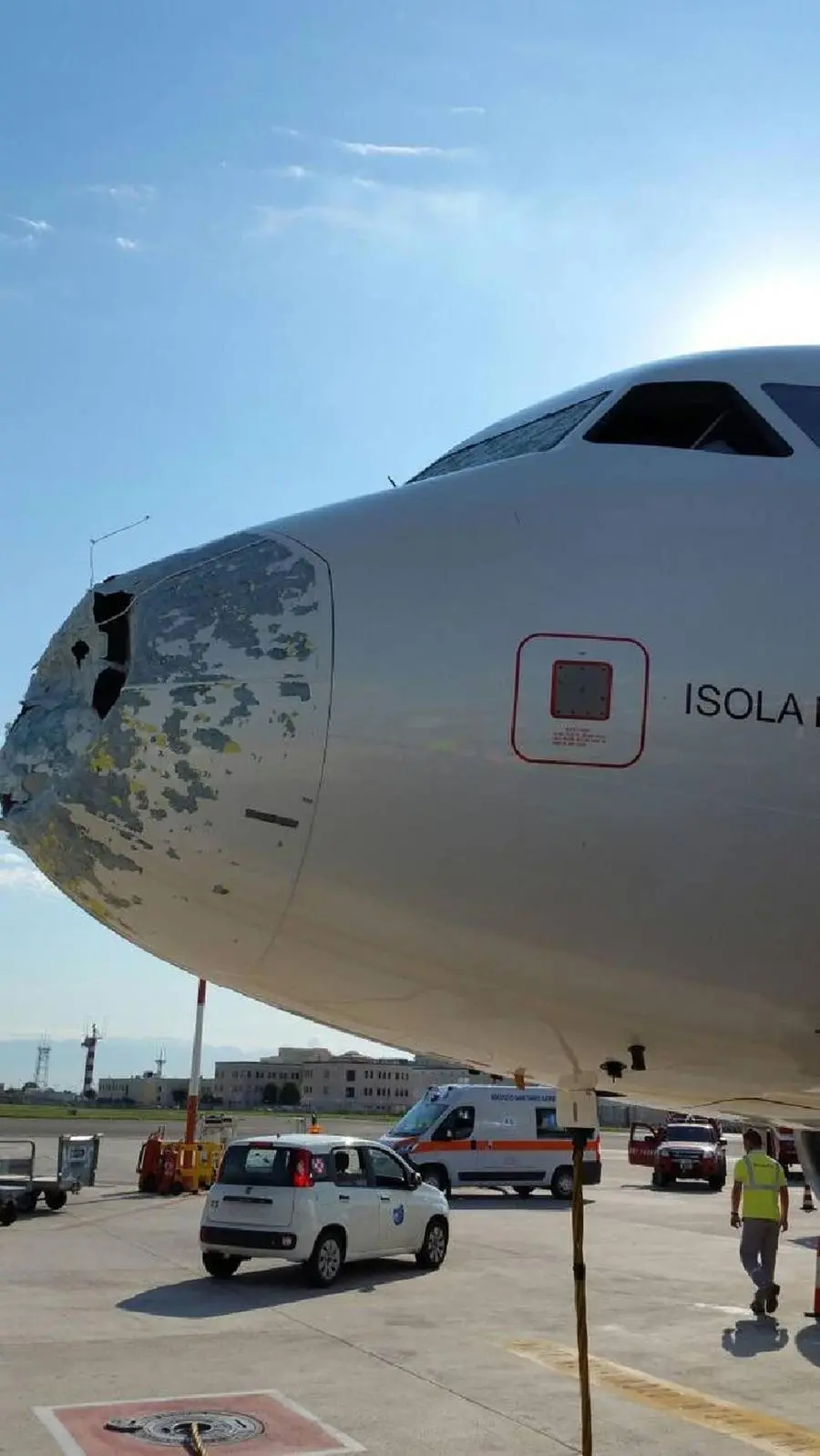 I danni della grandinata