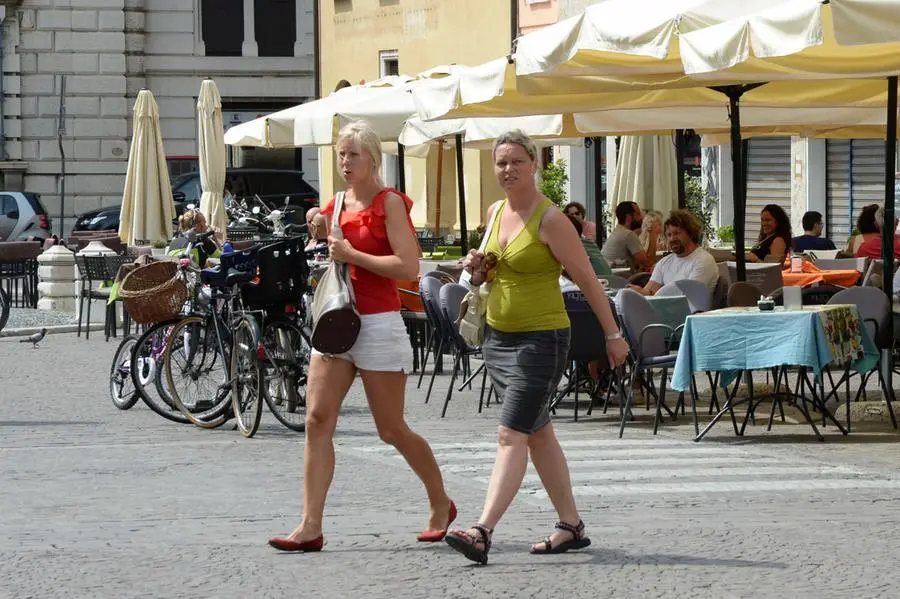Turisti a Brescia