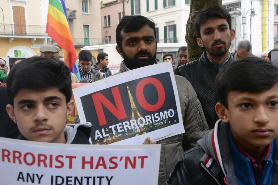 Manifestazione contro il terrorismo