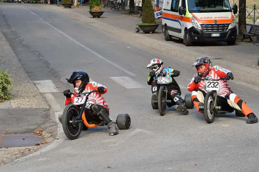 Drift trike in azione