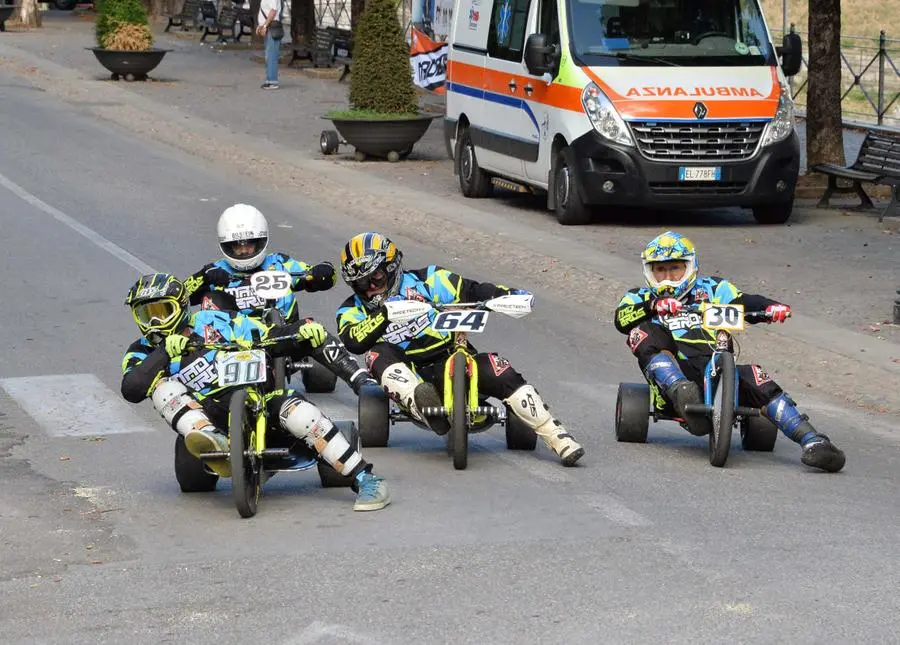 Drift trike in azione