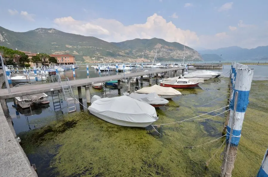 Livelli bassi nei laghi bresciani