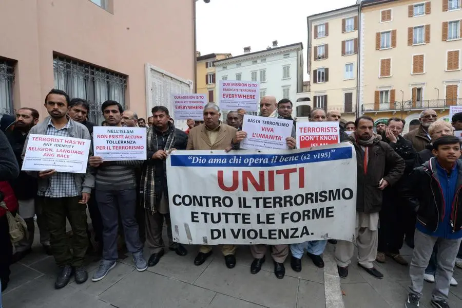 Manifestazione contro il terrorismo