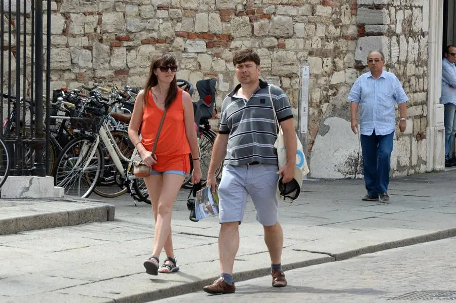 Turisti a Brescia