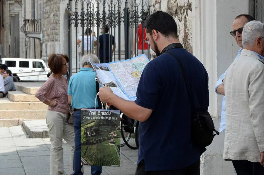 Turisti a Brescia