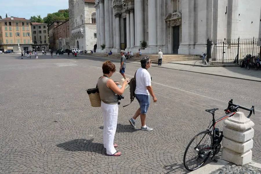 Turisti a Brescia