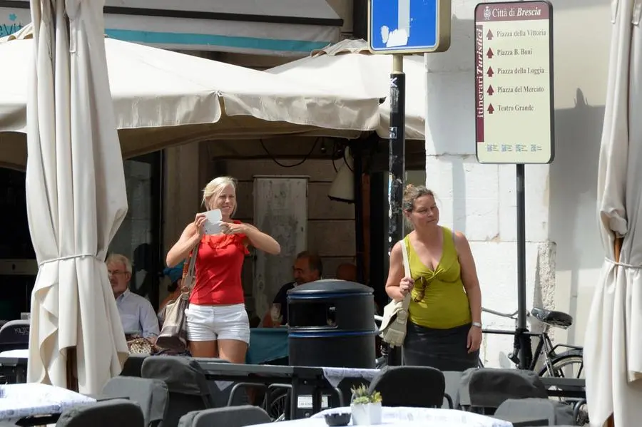Turisti a Brescia