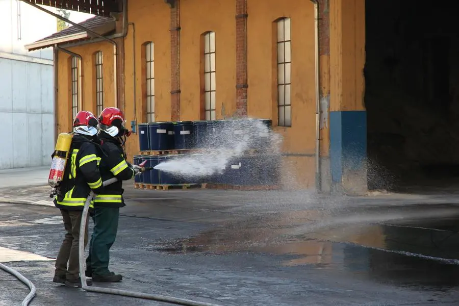 Maxiesercitazione alle Trafilerie Gnutti