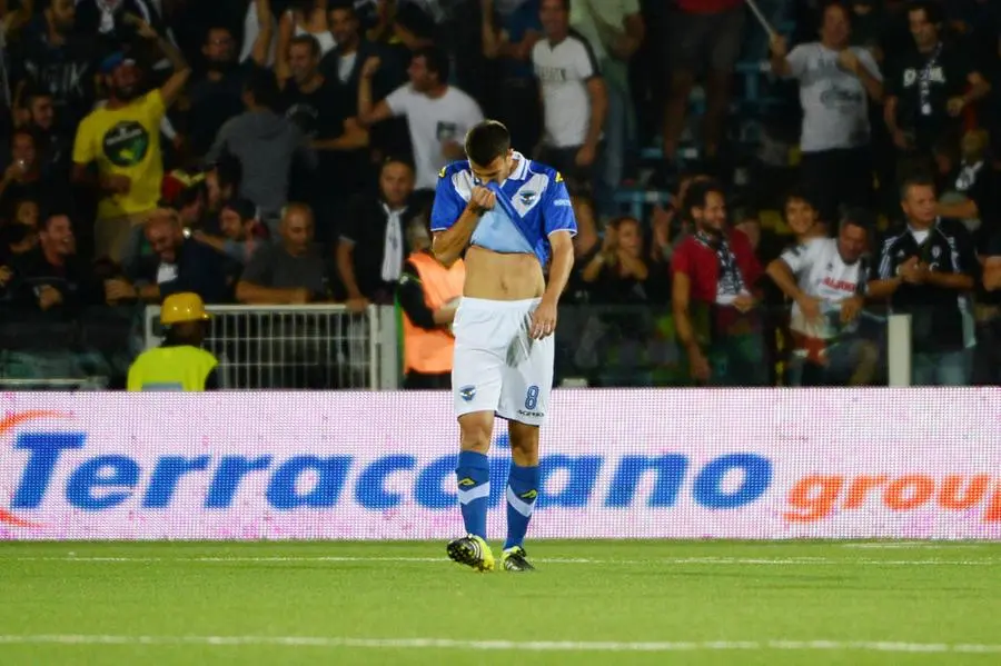 Il Brescia sconfitto a Cesena nell'esordio in serie B