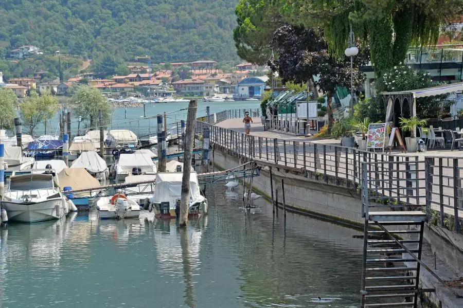 Livelli bassi nei laghi bresciani