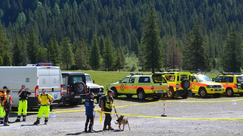 Soccorso alpino: esercitazione alla Piana del Gaver