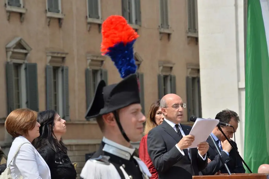 Le celebrazioni del 2 giugno in piazza Loggia