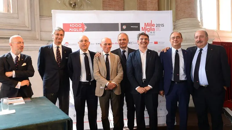 La conferenza stampa di presentazione della Mille Miglia