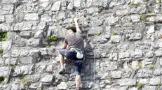 I momenti della scalata al Castello