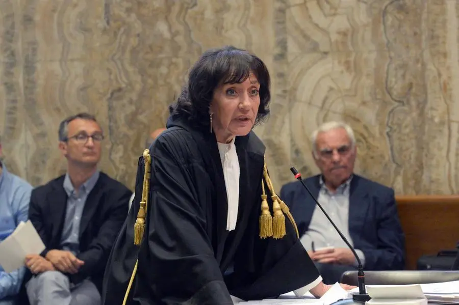 L'udienza a Milano del processo sulla strage di piazza Loggia