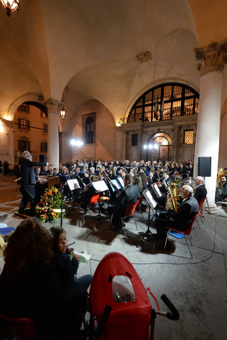 Il concerto della banda per ricordare la strage