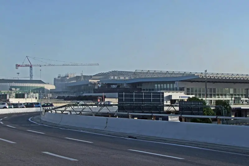 Incendio all'aeroporto di Fiumicino