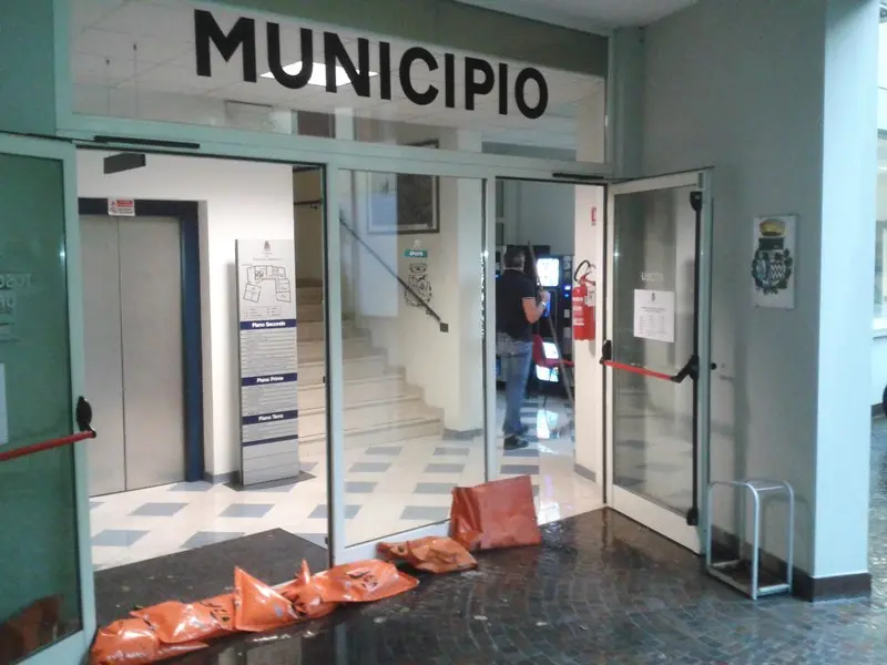 Il maltempo si abbatte su Toscolano Maderno