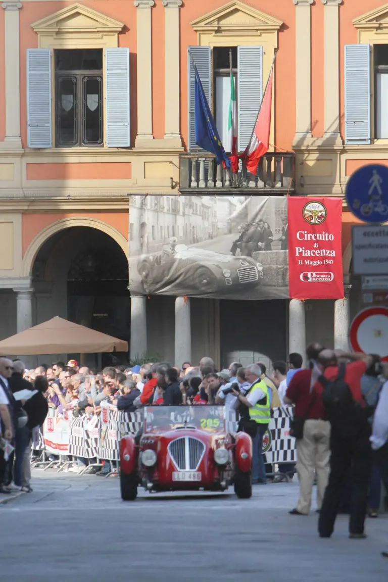 Mille Miglia, il passaggio attraverso Piacenza