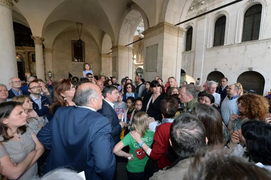 La manifestazione per le scuole del centro