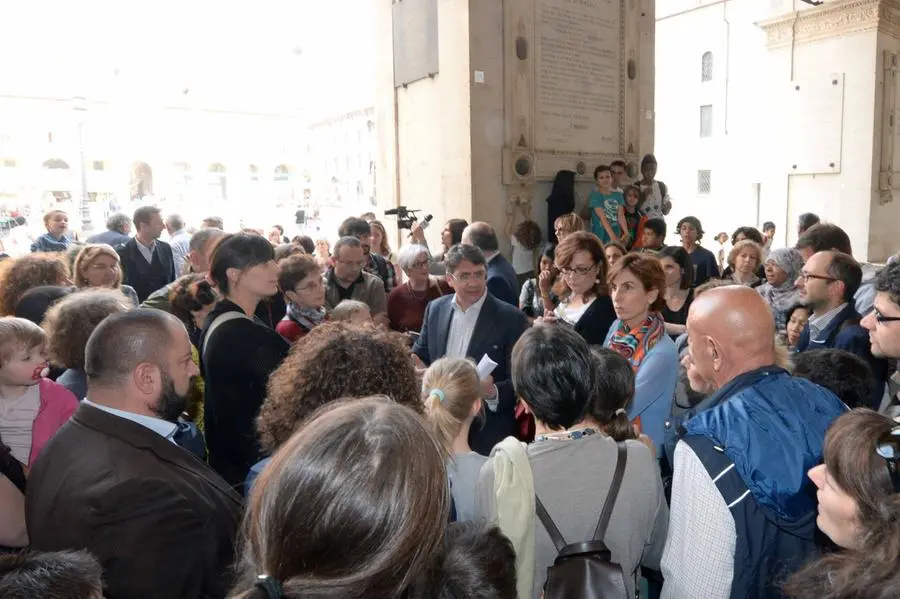 La manifestazione per le scuole del centro