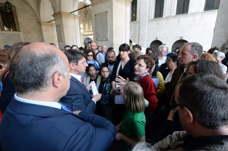 La manifestazione per le scuole del centro