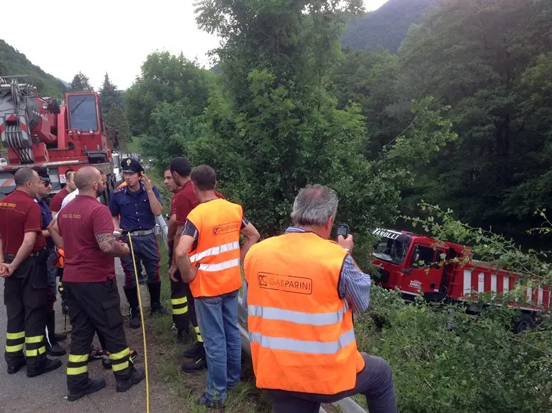 Il camion nel Chiese